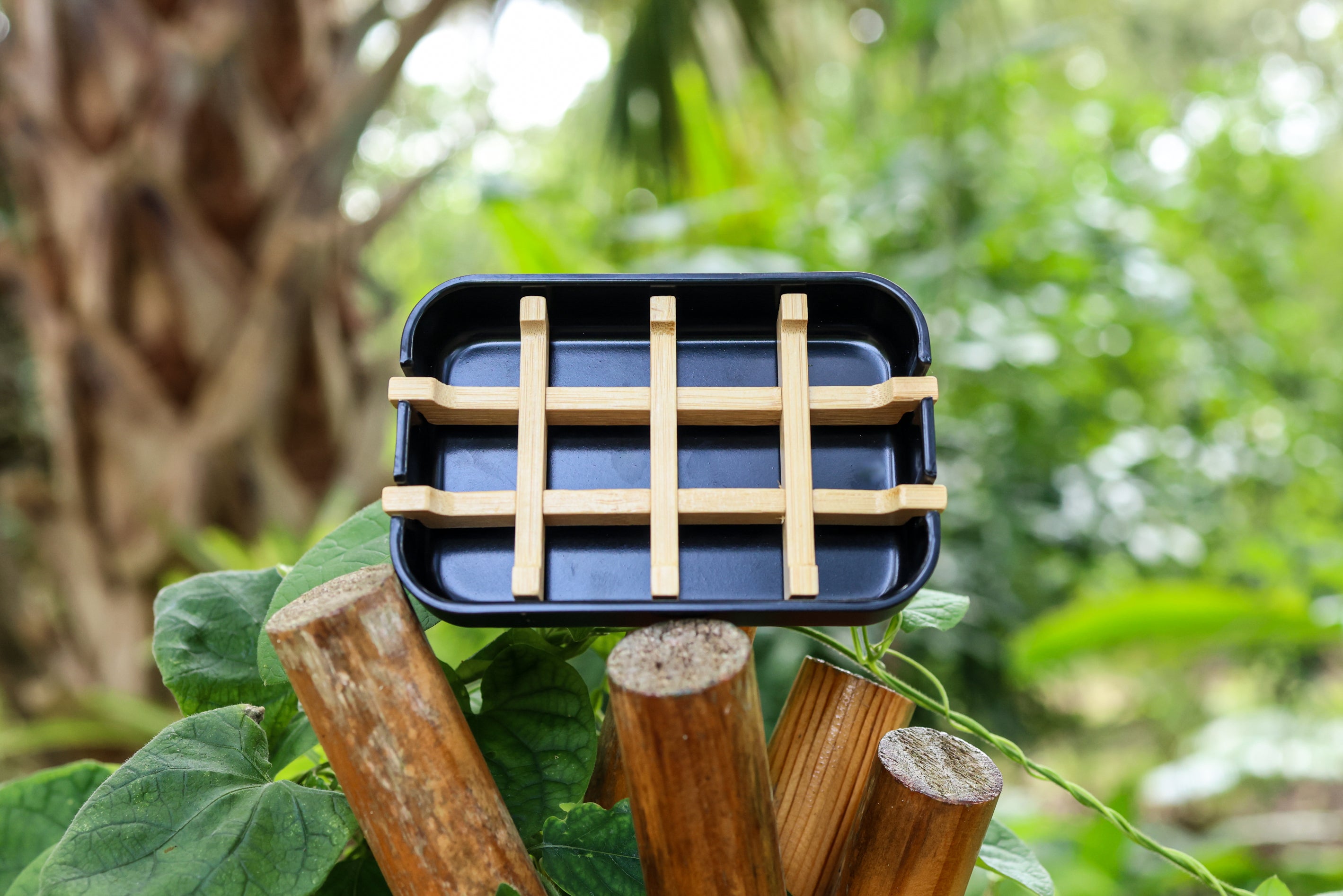 Bamboo Soap Rack